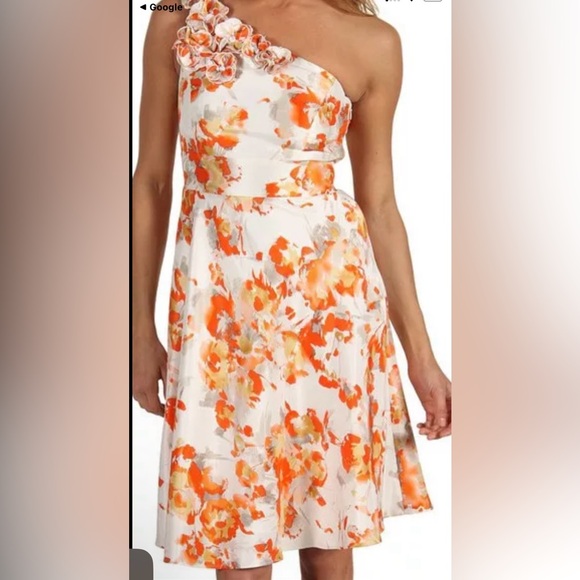 🍊Tahari ASL Arthur 8 
Levine Carmela Charlie
Shantung One Shoulder ✨⭐️ - Picture 7 of 17